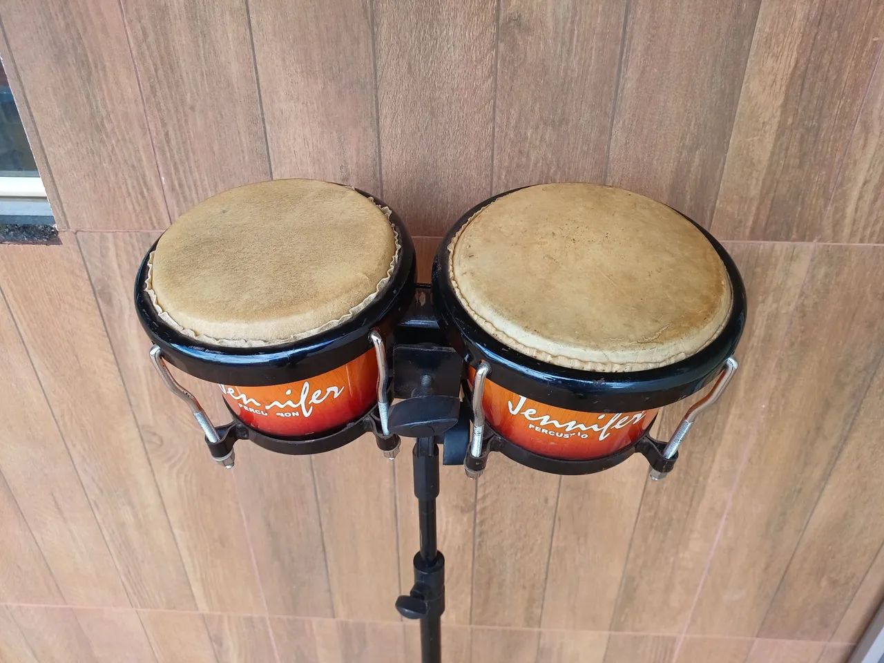 Bongô percussão com suporte  - Foto 2