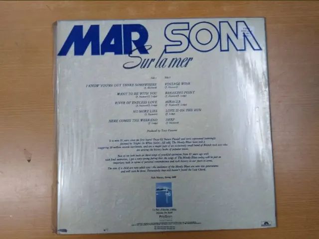 Lp - Moody Blues - Sur La Mer - Foto 3