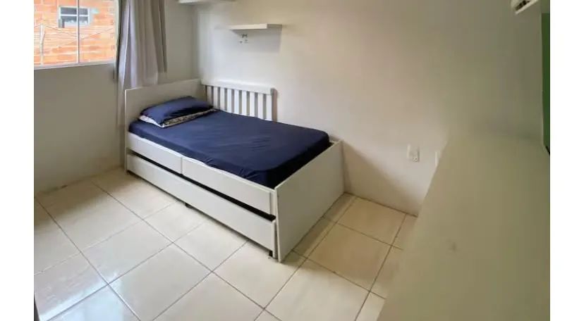 Cama Solteiro 100% MDF com auxiliar retrátil  - Foto 3