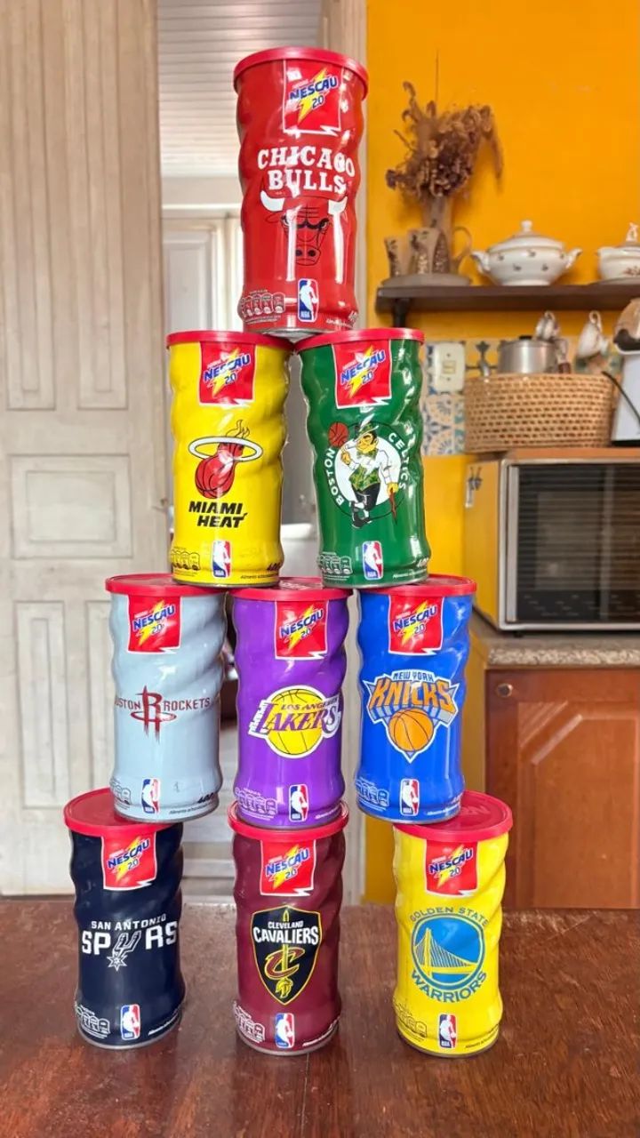 Coleção de Latas Comemorativas Nescau 2.0 NBA
