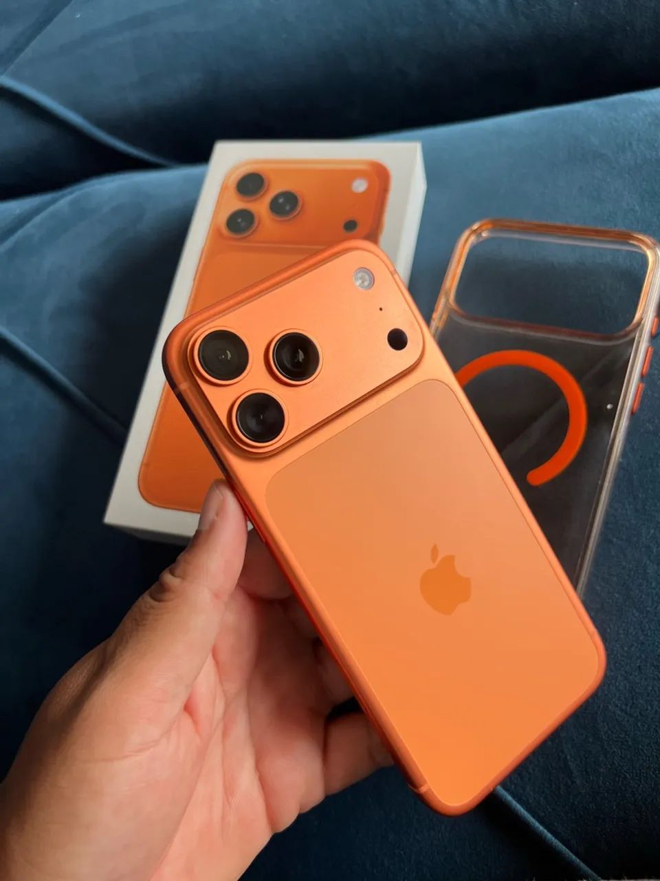 iPhone 17 pro Max laranja- 256gb