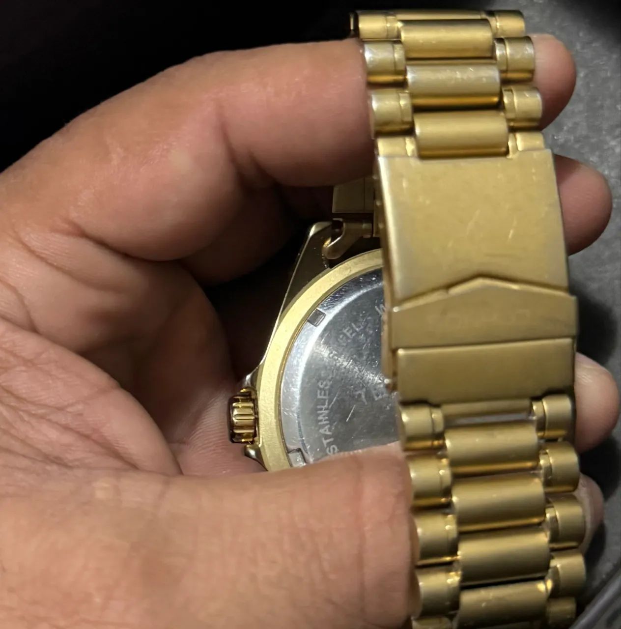 Relógio skydiver 30 anos dourado 48 mm - Foto 4