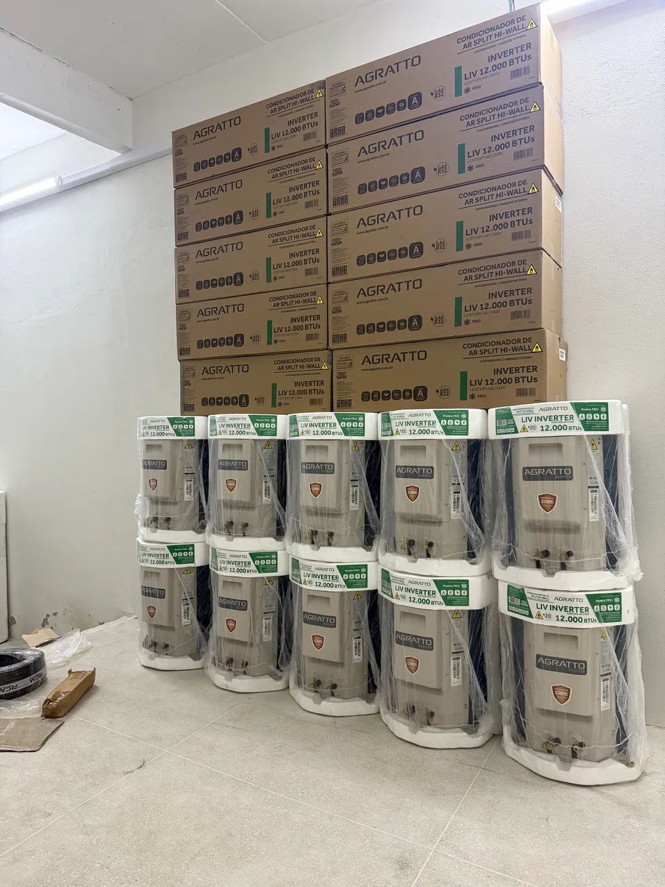 Ar-condicionado agratto 12mil BTUS INVERT 