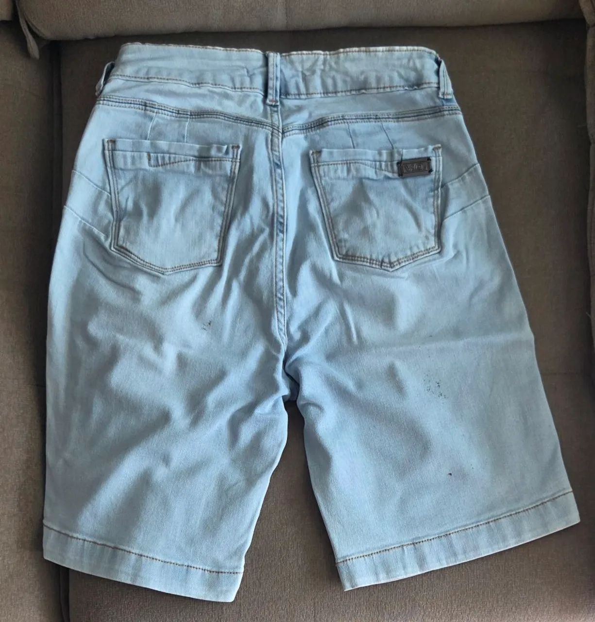 Bermuda  Jeans 38 V.O Jeans com elastano  - Foto 4