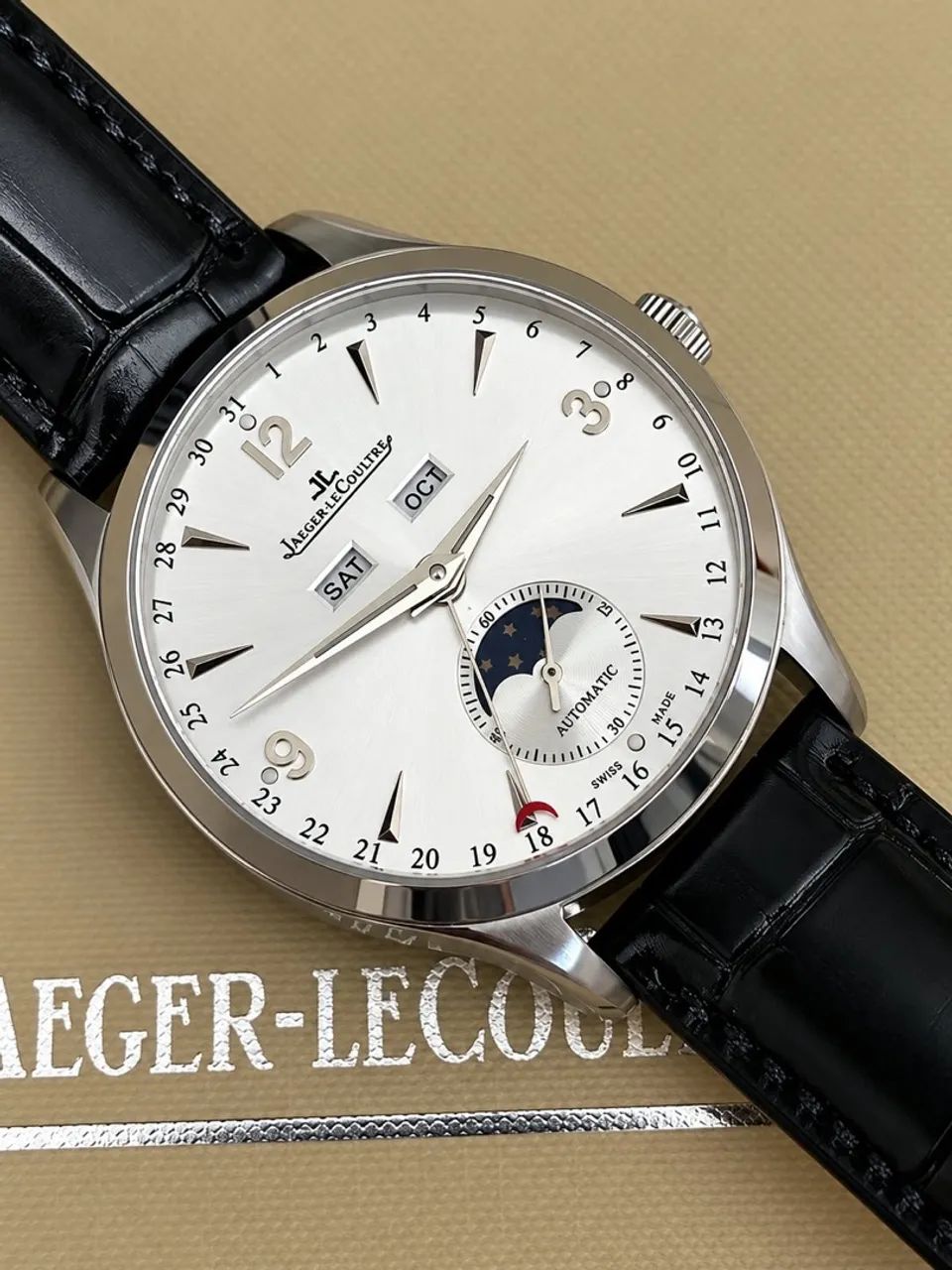 Relógio Jaeger-LeCoultre Automático Moonphase Calendário - Foto 2