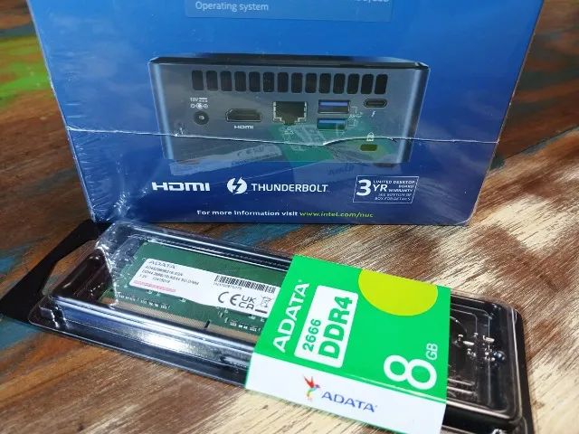 Mini Pc Intel Nuc10i3fnh Core I3 10110u + 8gb ram - Foto 5