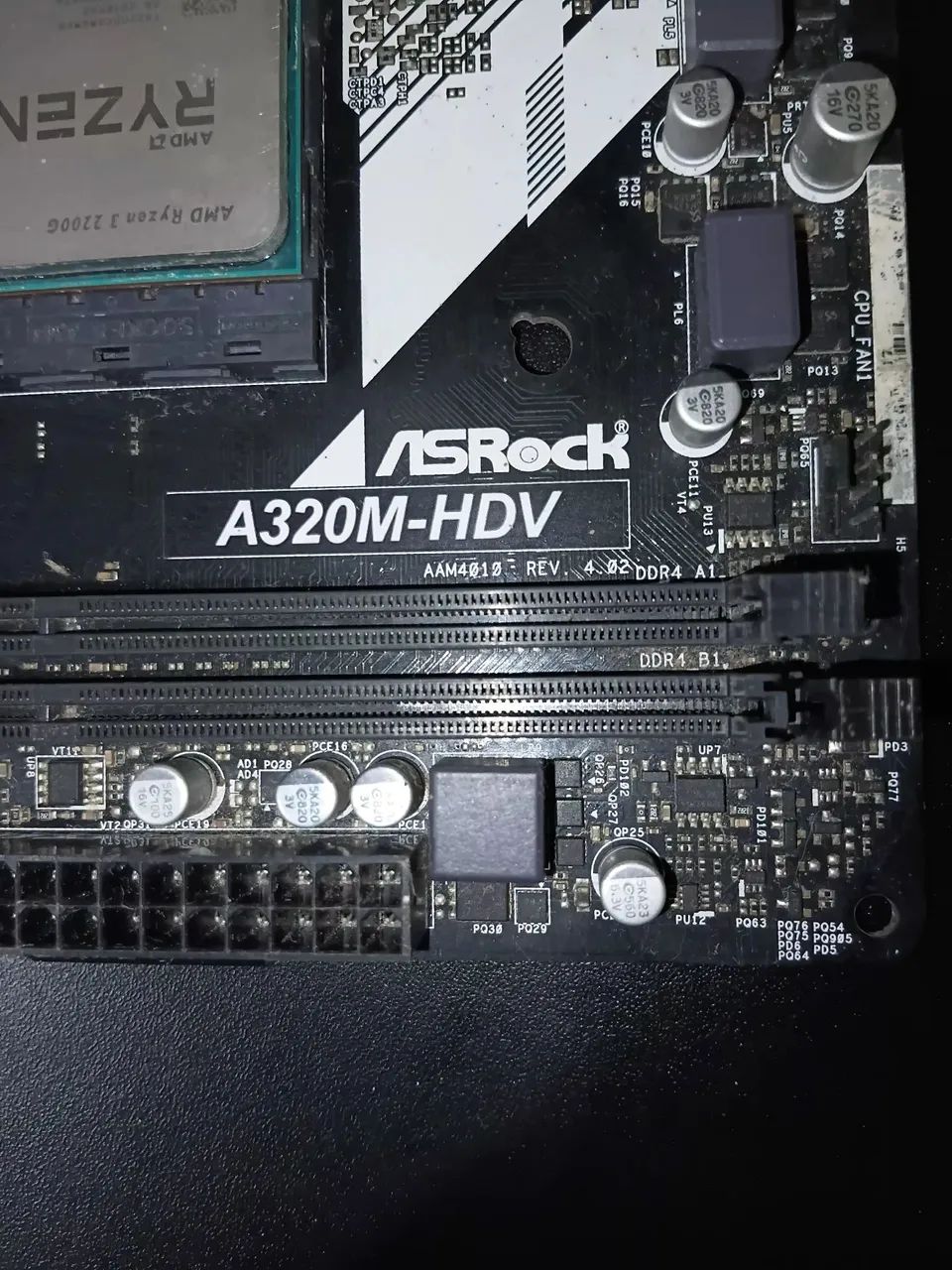 Placa AM4 a320m-hdv com defeito  - Foto 2