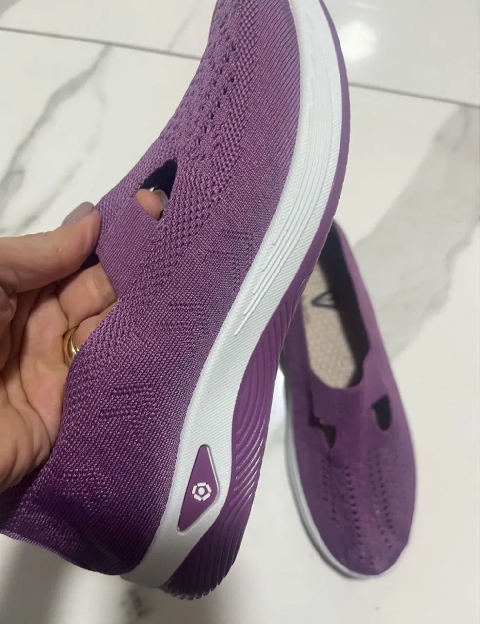Tênis feminino slip on 39 - Foto 4