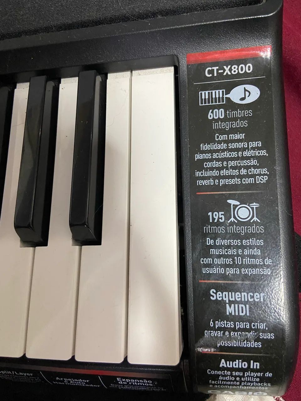 Teclado Casio CT-X800 - Foto 3