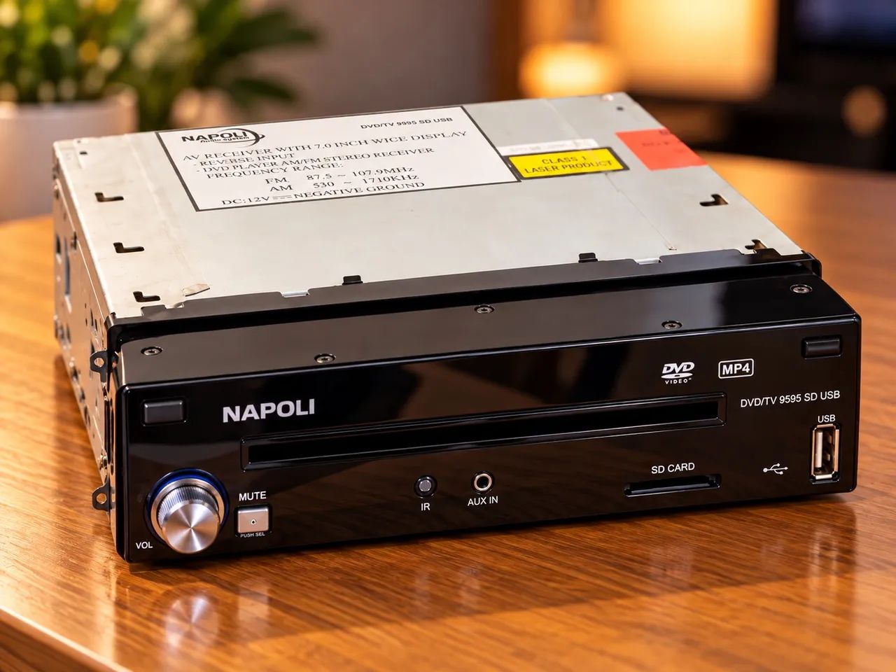 DVD Automotivo Napoli 9595 - Tela Retrátil 7 polegadas  - Foto 5