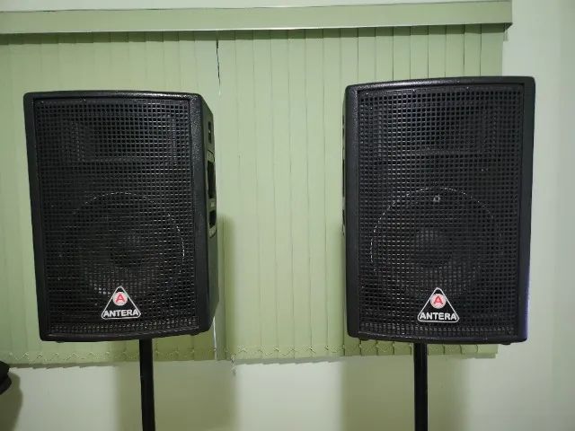 02 Caixas de Som Antera TS 400, com pedestal, e 20 mt cabo - Foto 2