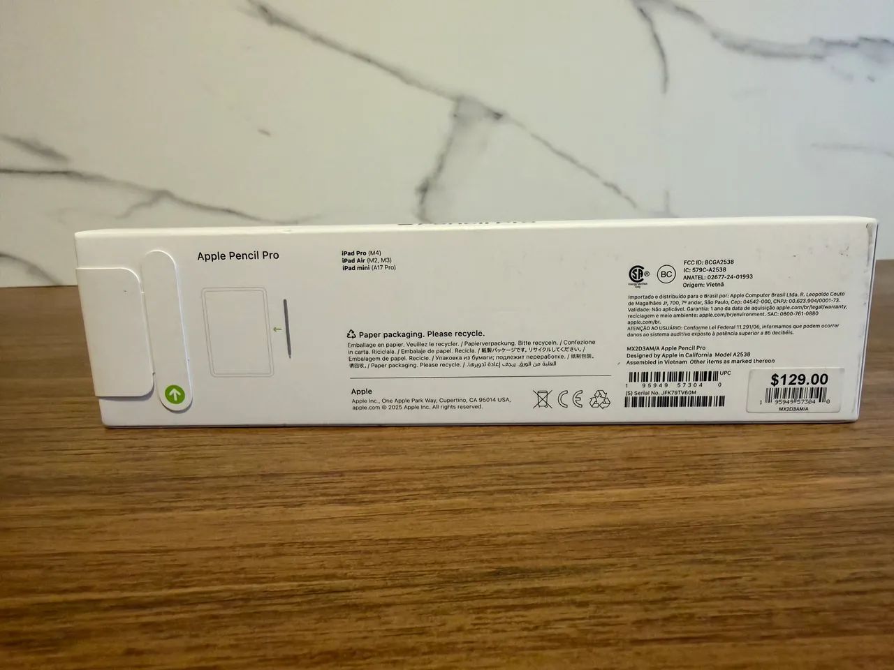 Apple Pencil Pro - Celulares e Smartphones - Loteamento Park Gran