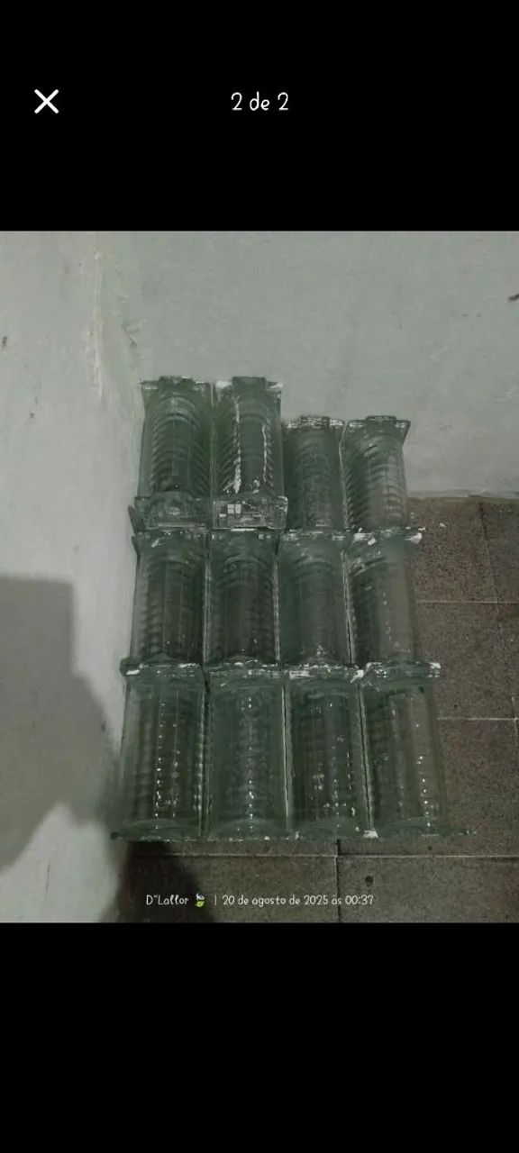 Blocos de vidro