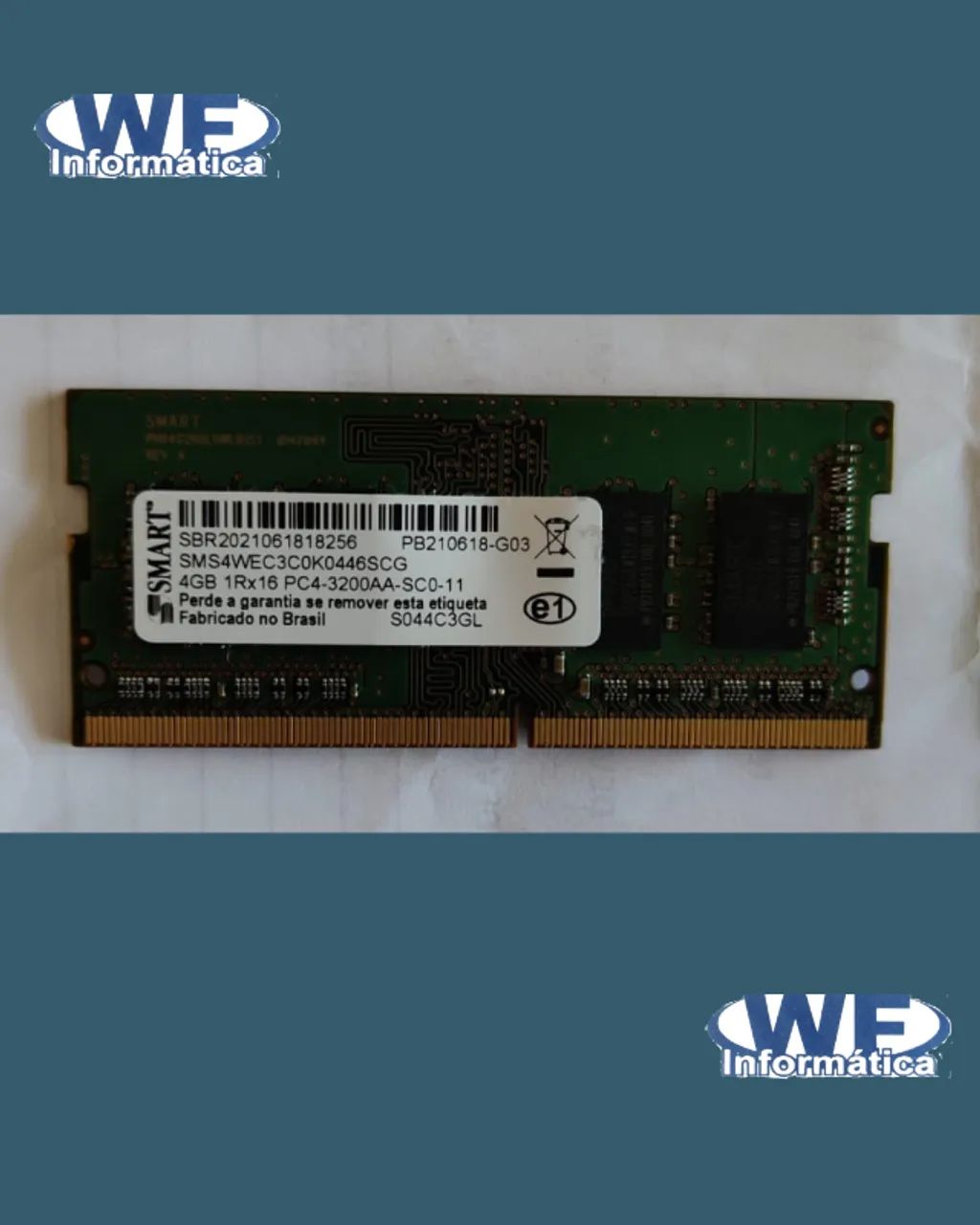 MEMORIA PARA NOTEBOOK DDR4 4GB 