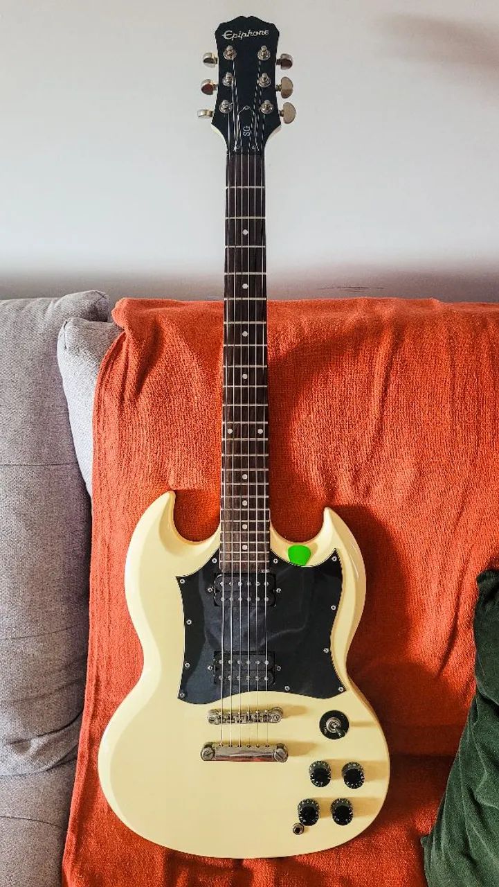 Guitarra SG Epiphone G310 Vintage White - Instrumentos musicais