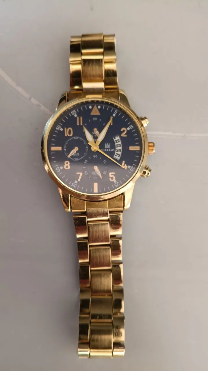 Relógio Shaarms Dourado 