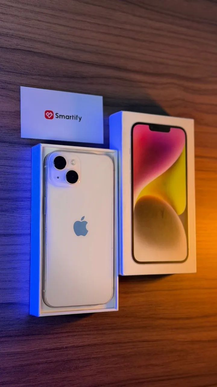 IPHONE 14 BRANCO 128GB 100% | Disponível em nossa loja física