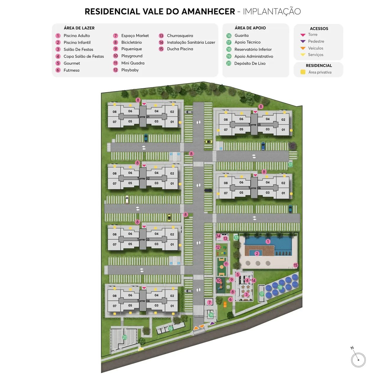 Apartamento à Venda  Residencial Vale do Amanhecer, Capucho  Aracaju/SE 1 - Foto 4