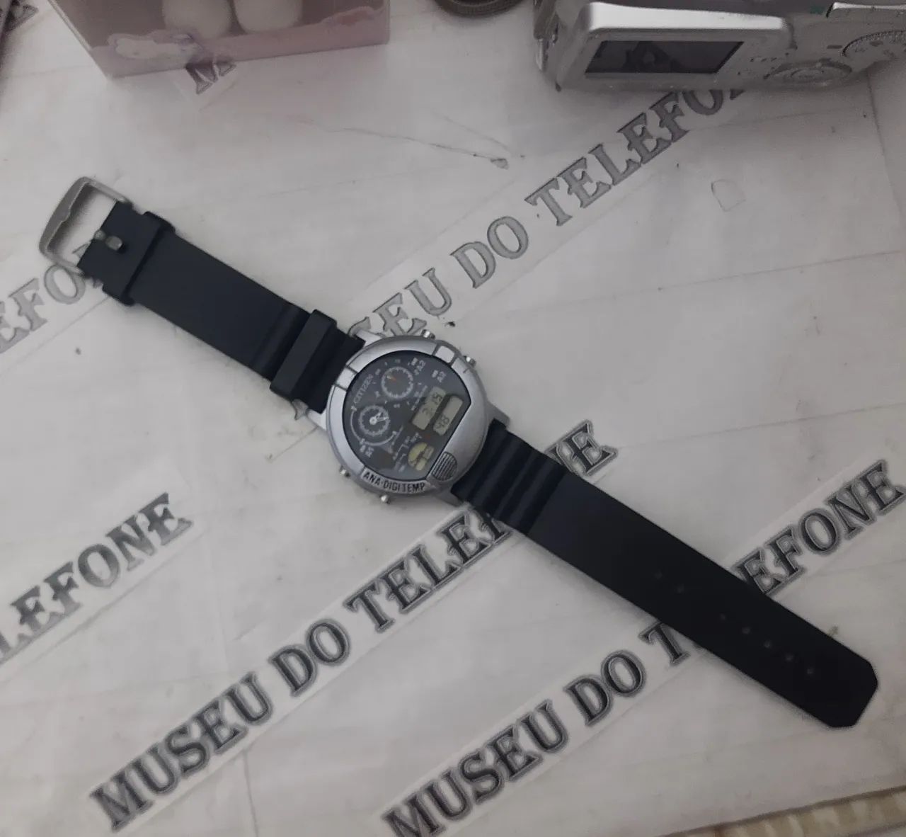 Relógio Citizen antigo conografo RELIQUIA funcionando  - Foto 4