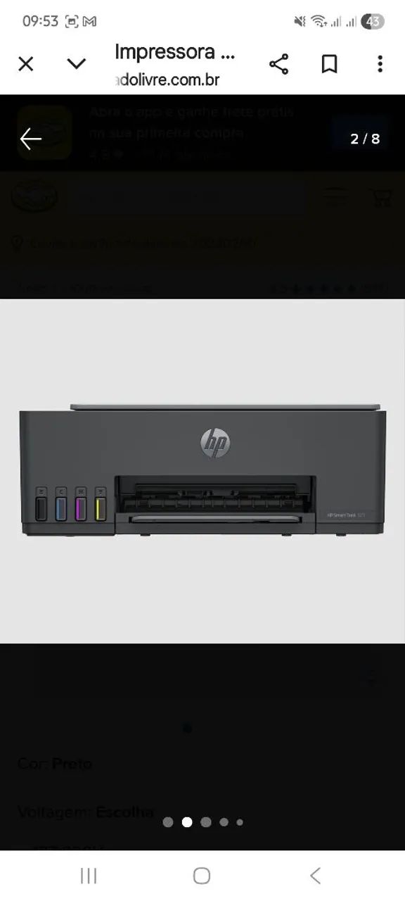 Vendo impressora multifuncional HP SEMI NOVA  - Foto 2