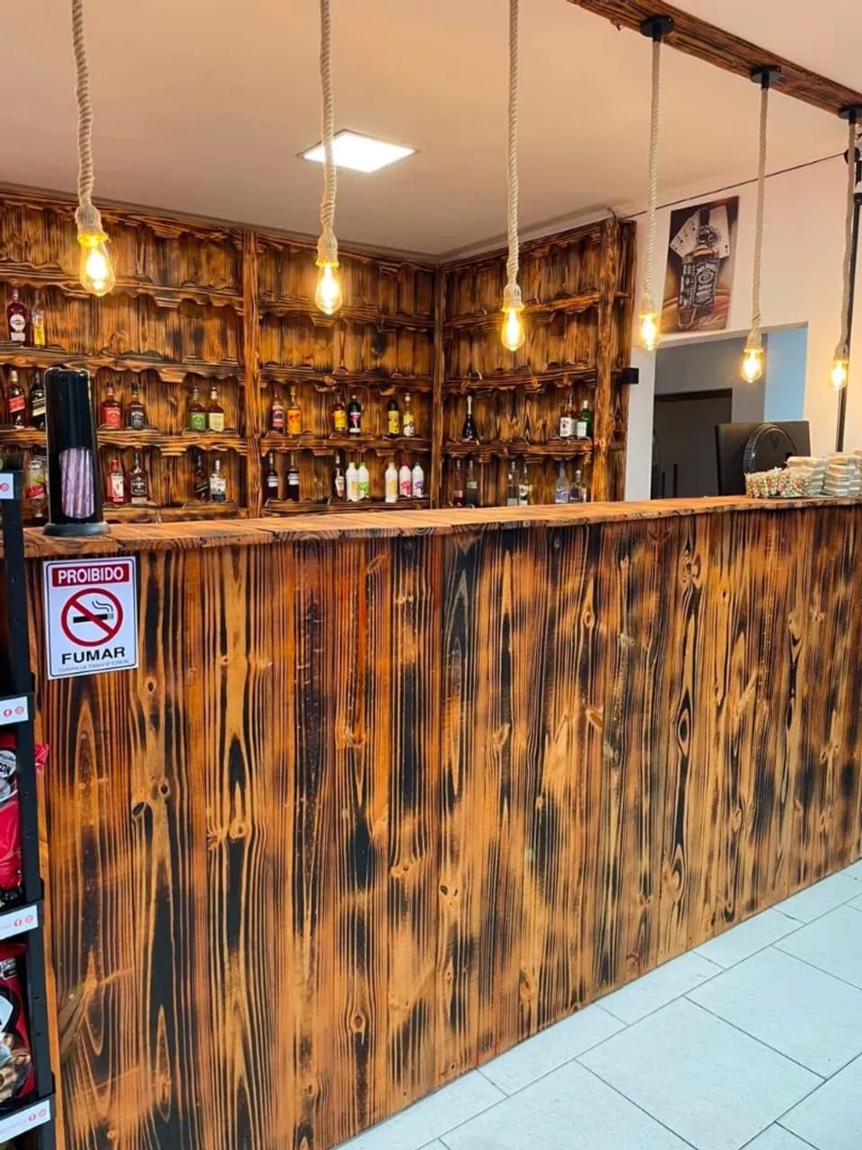 Painéis para bar rustico 