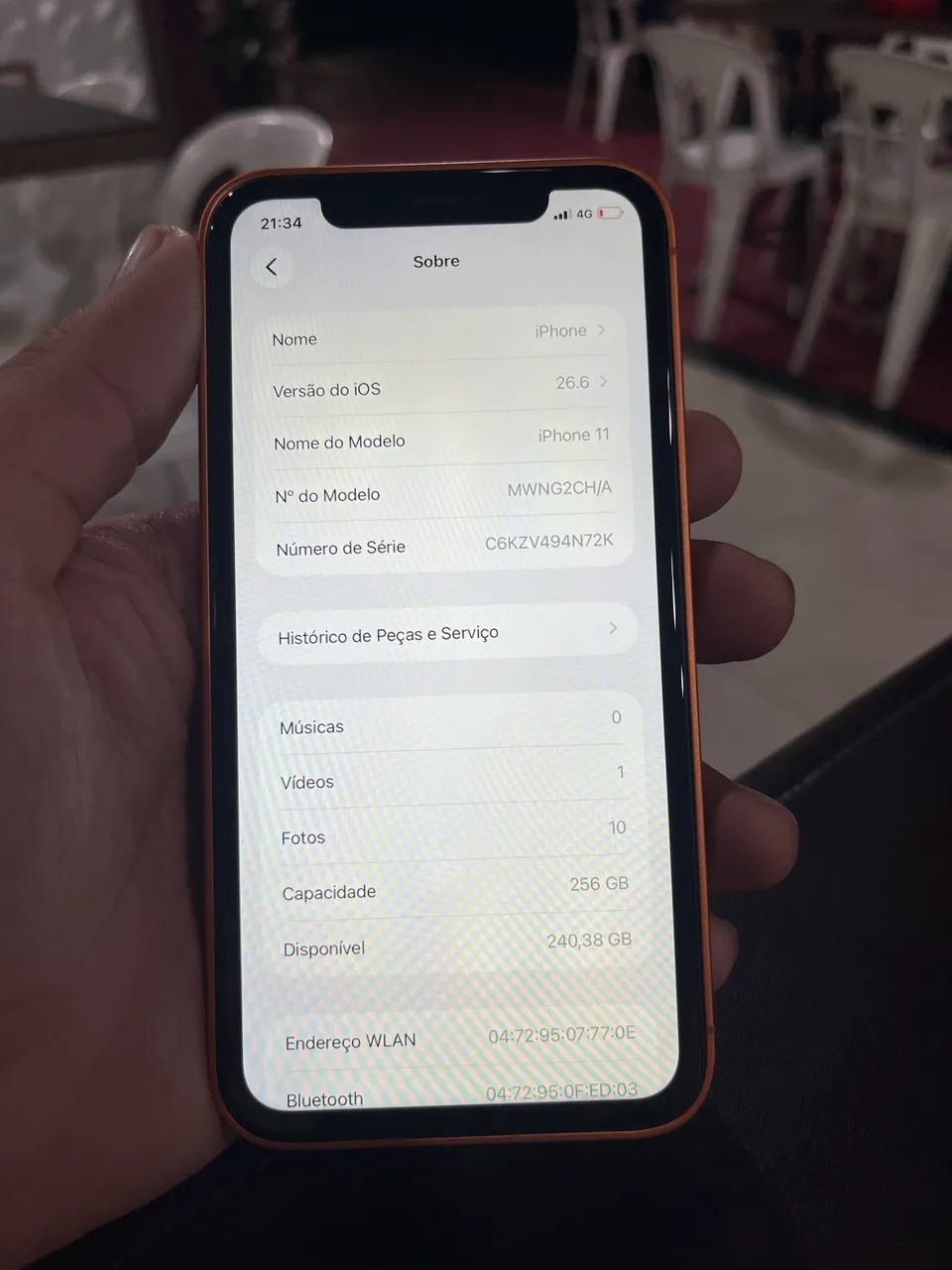 iPhone 11 256 GB sabor 17 PRO R$850 pra vender logo - Foto 3