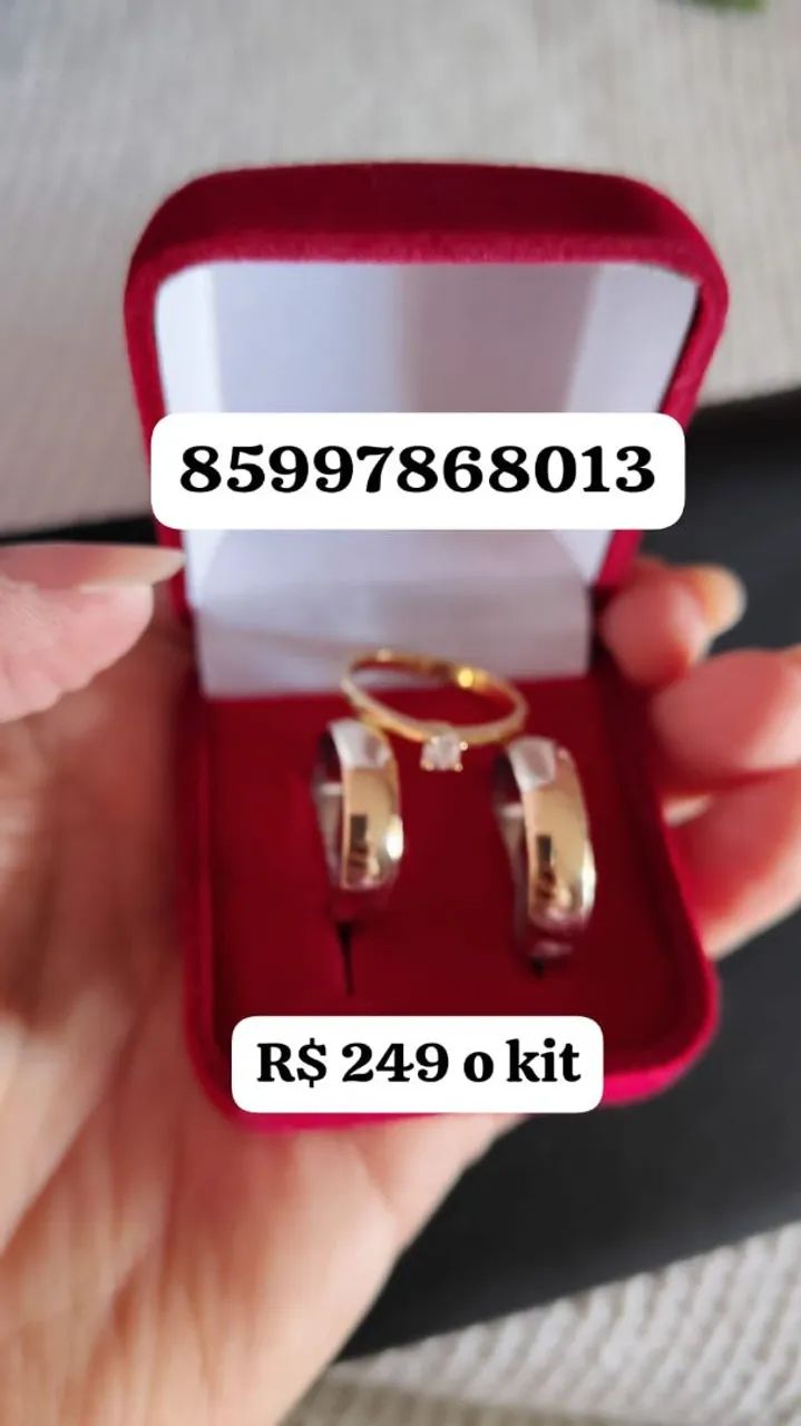 Aliança a pronta entrega 