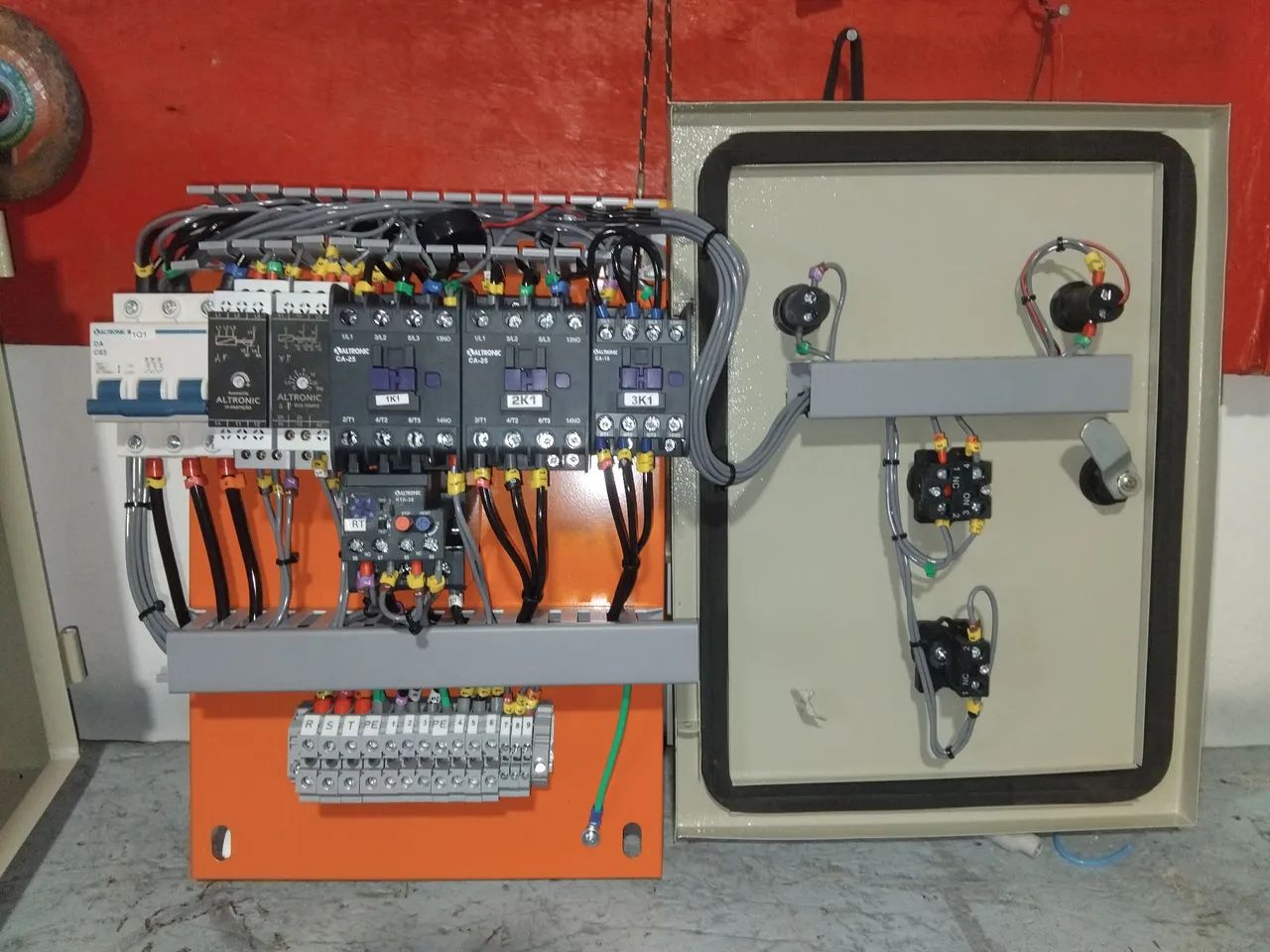 Automação quadro eletrico partida direta e estrela triangulo - Foto 2