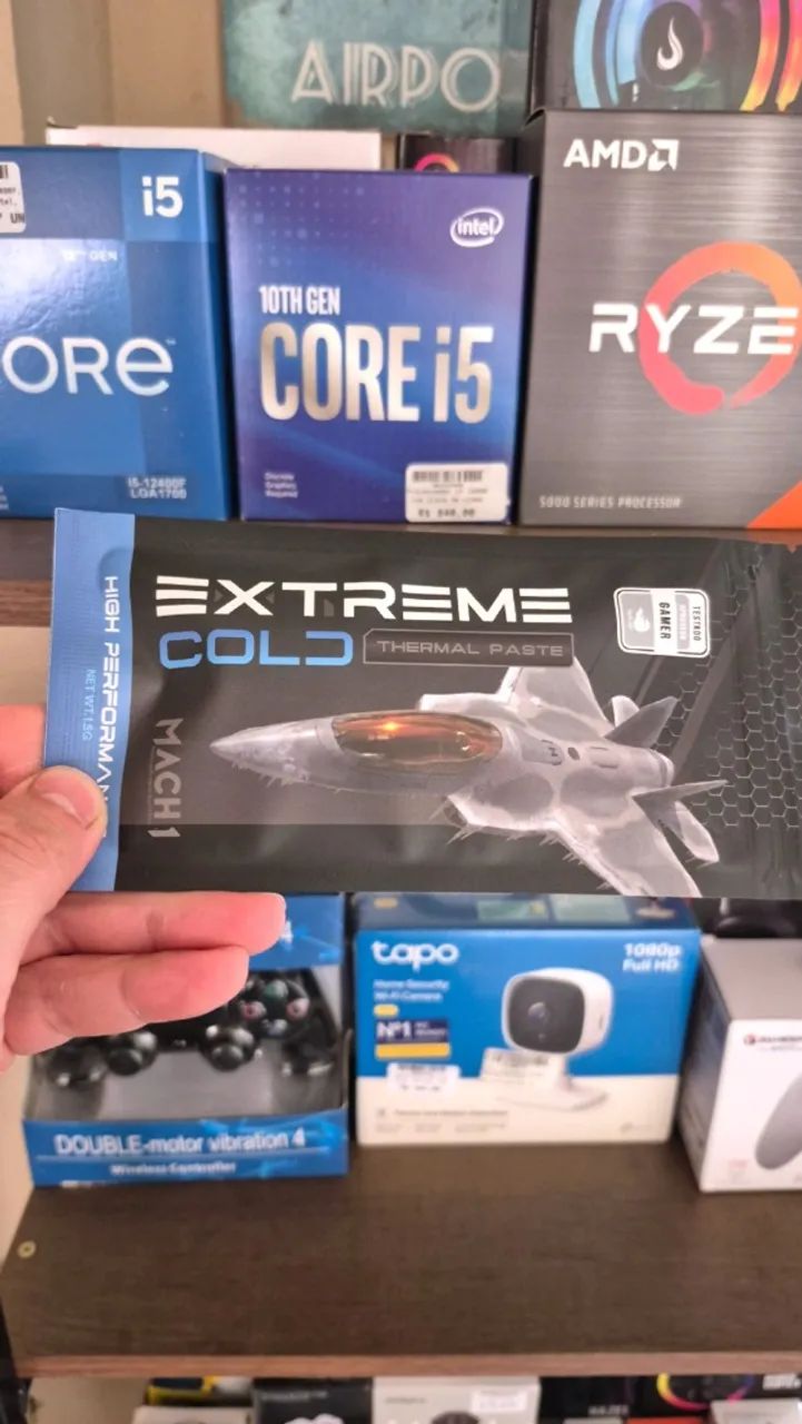 Pasta térmica Extreme Cold Mach1 nova lacrada!