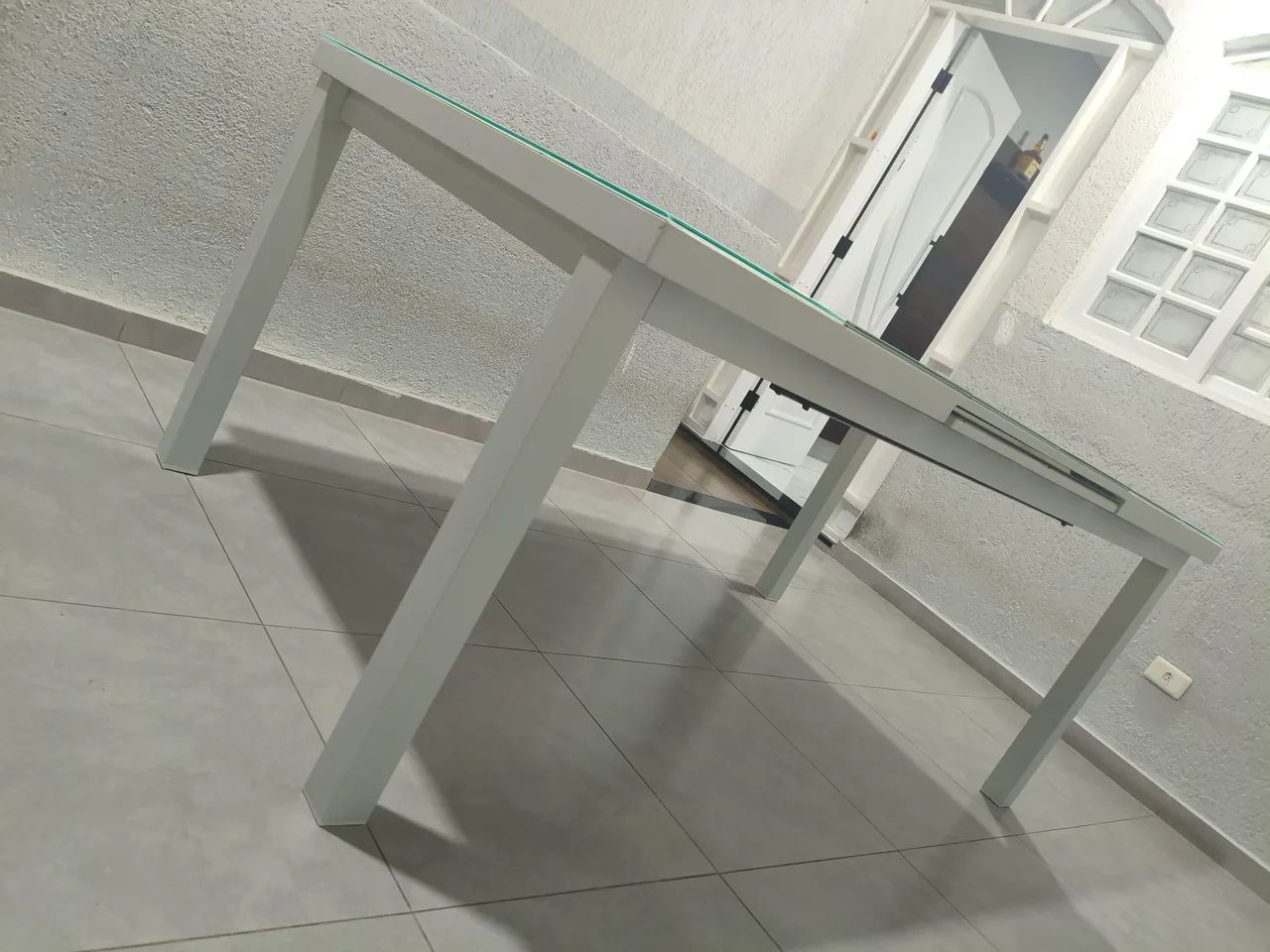 Mesa 8 lugares vidro retrátil  - Foto 3