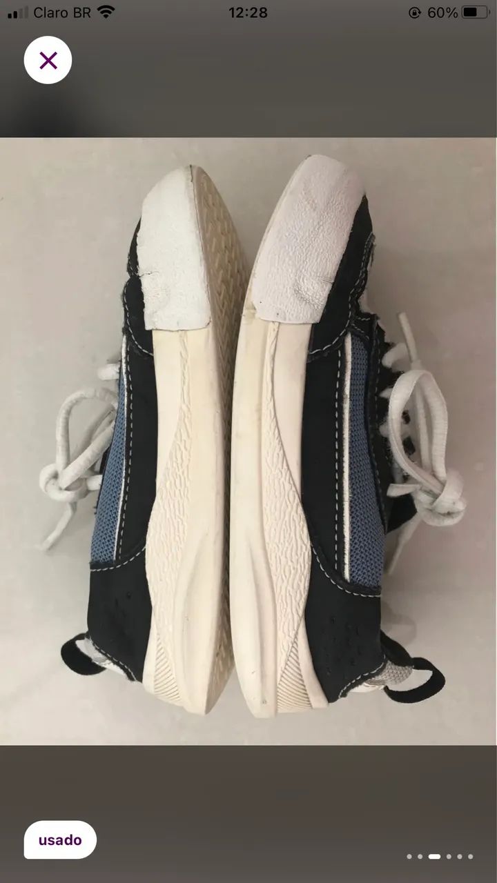 Kit tênis (zara) + chinelo (reserva original) - Foto 2