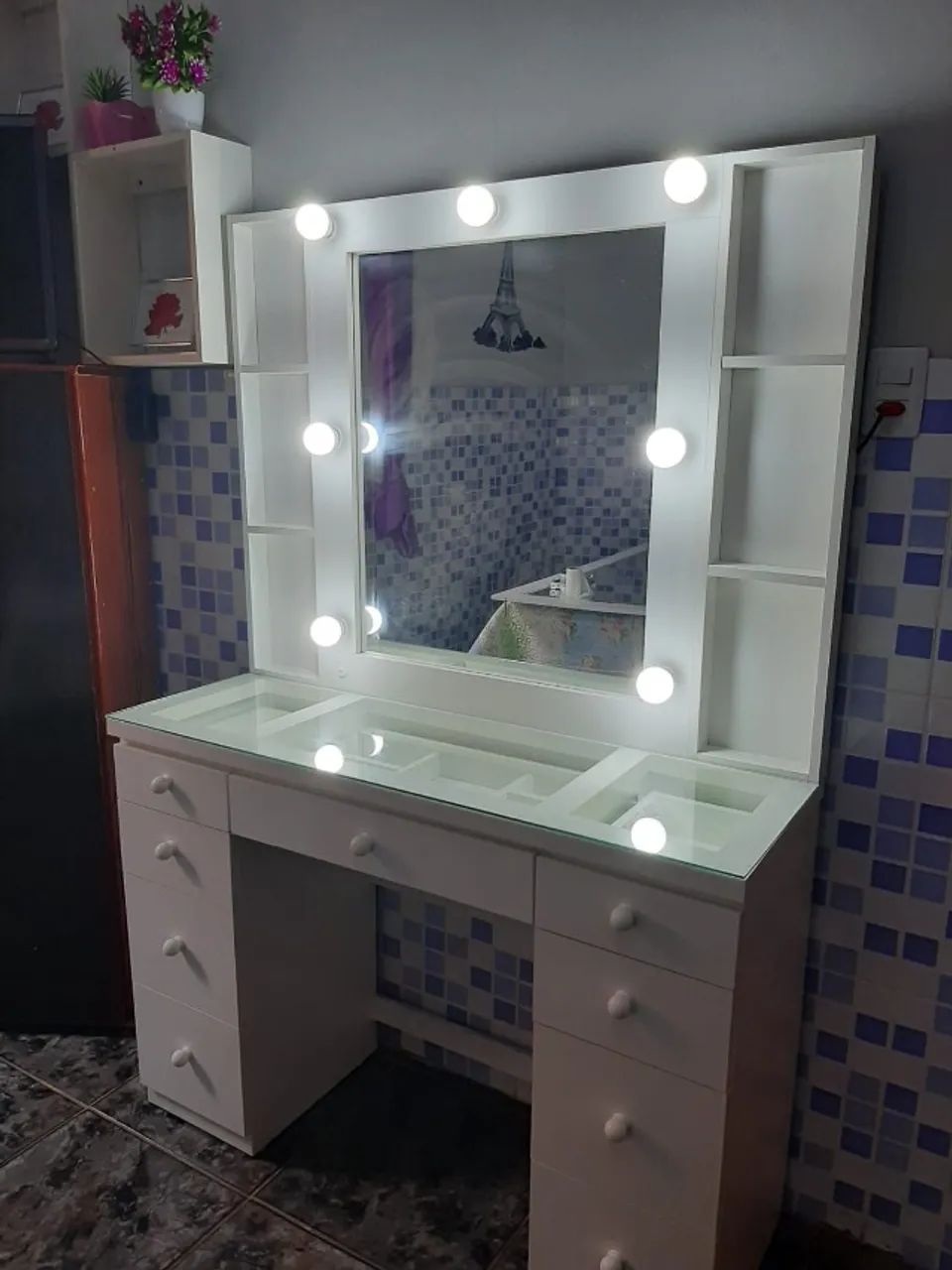 Penteadeira Camarim com nichos - Faça seu orçamento  - Foto 2