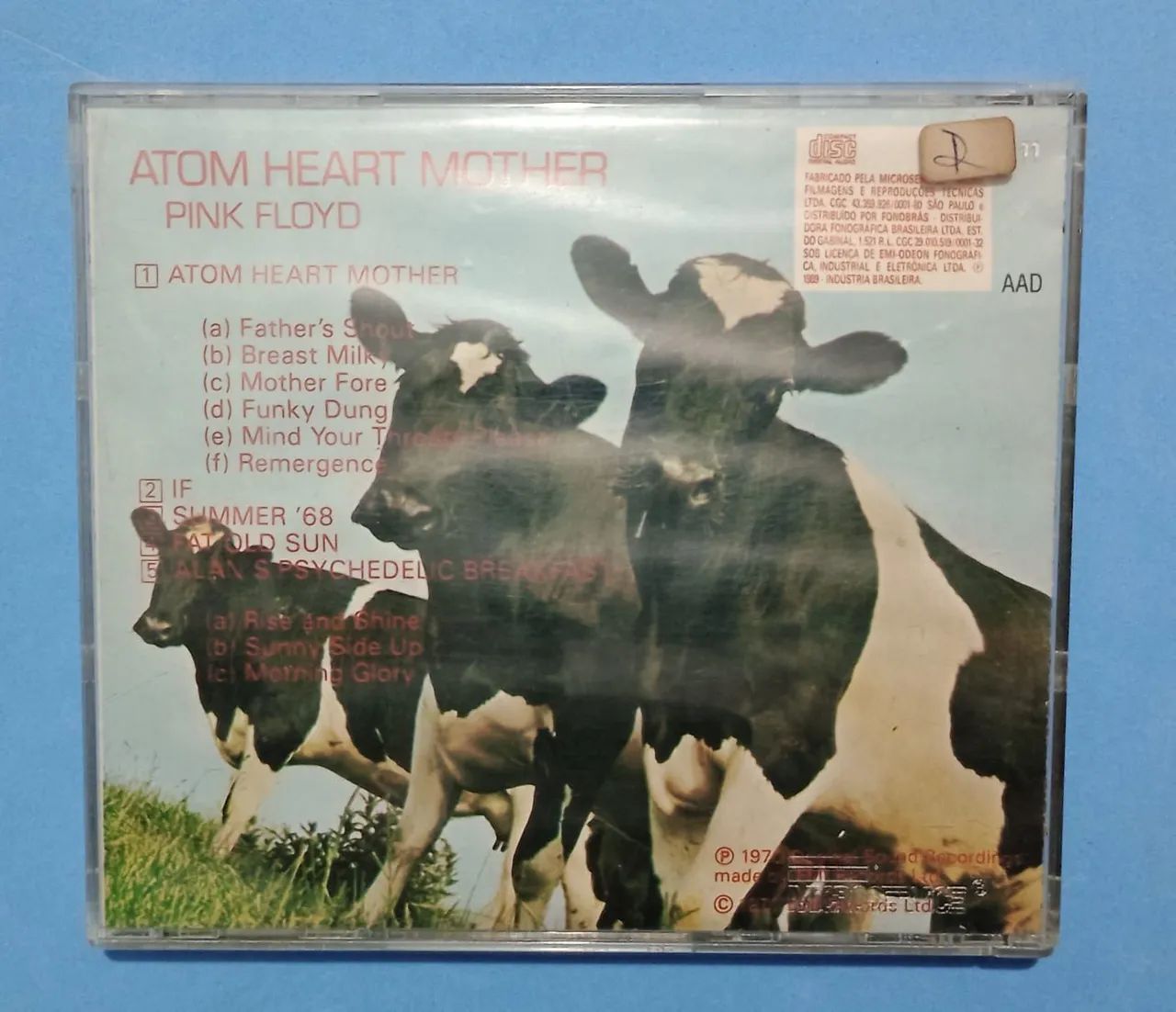 CD Pink Floyd - Atom Heart Mother ( apenas a capa e encartes )  - Foto 2