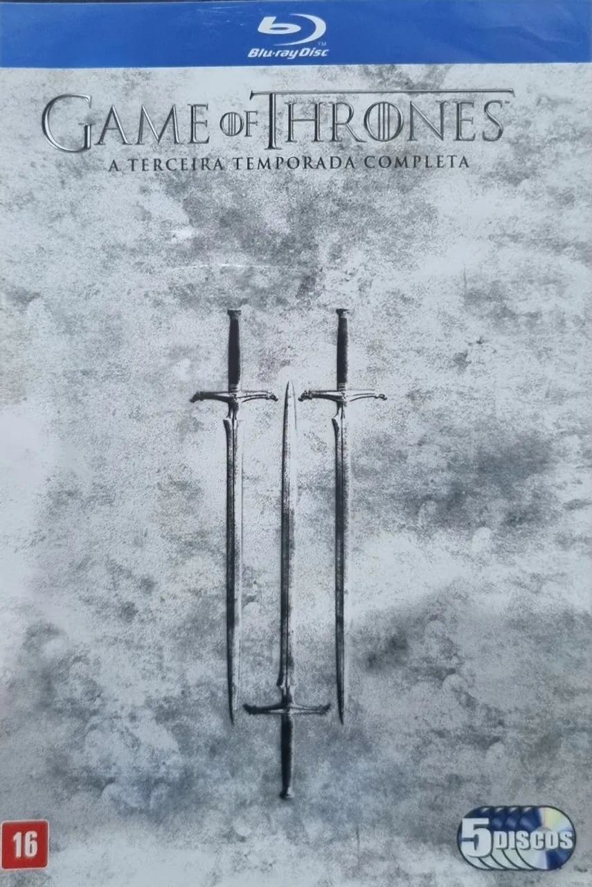 Game of Thrones 3 temporada completa em bluray