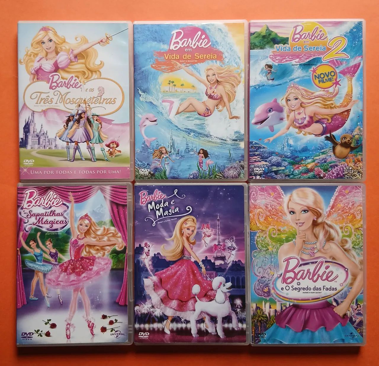 Dvd Barbie Coleção com 17 Títulos  