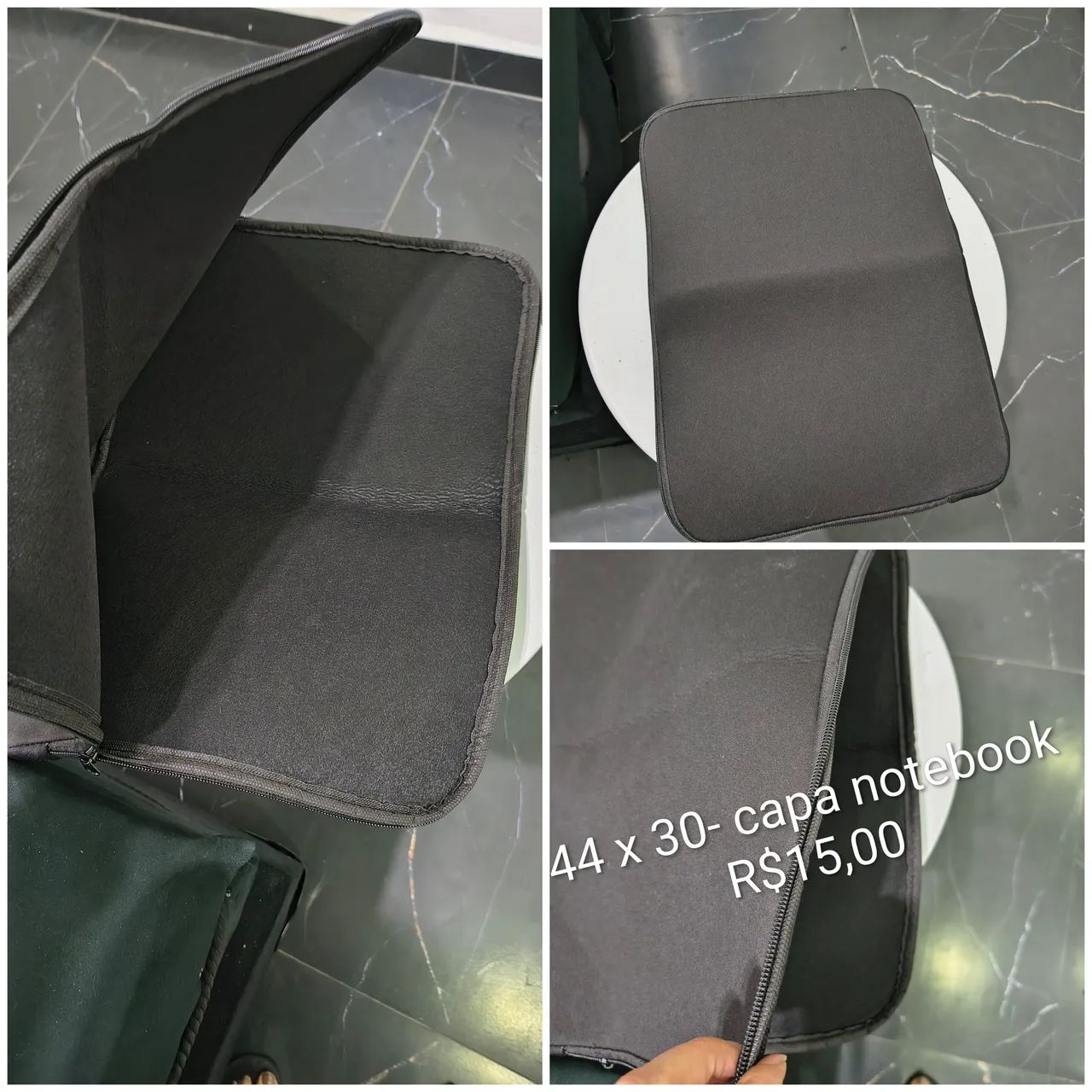 Bolsa de couro legítimo e capa notebook  - Foto 2