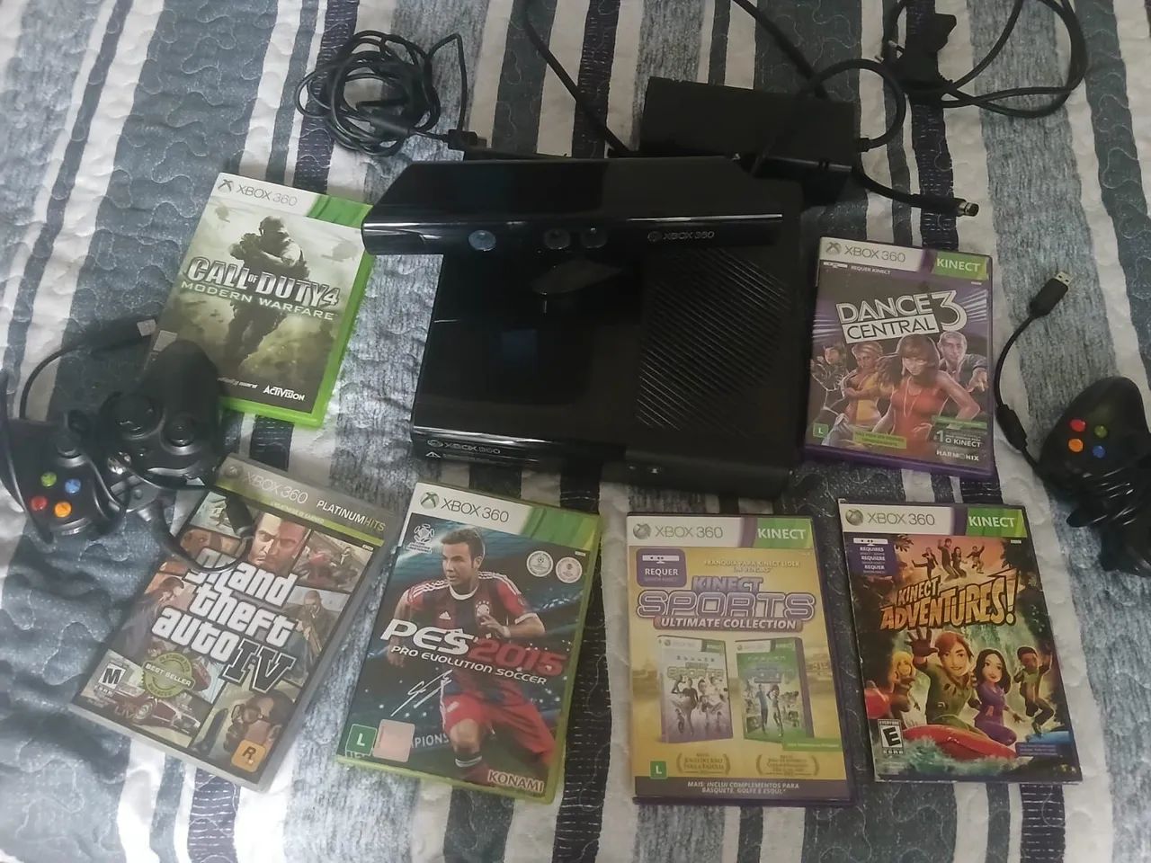 XBOX 360 COM KINECT E JOGOS - Foto 3