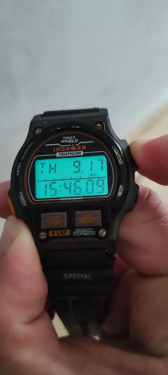 Relógio Timex Lap8 todo funcional