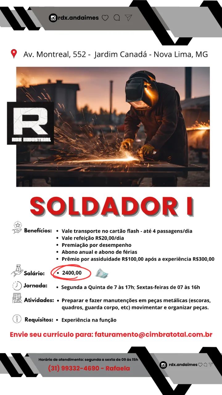 VAGA SOLDADOR I