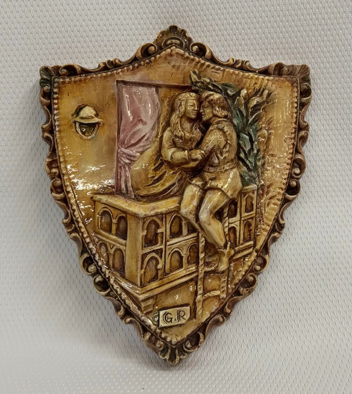 Placa antiga de porcelana  - Foto 4