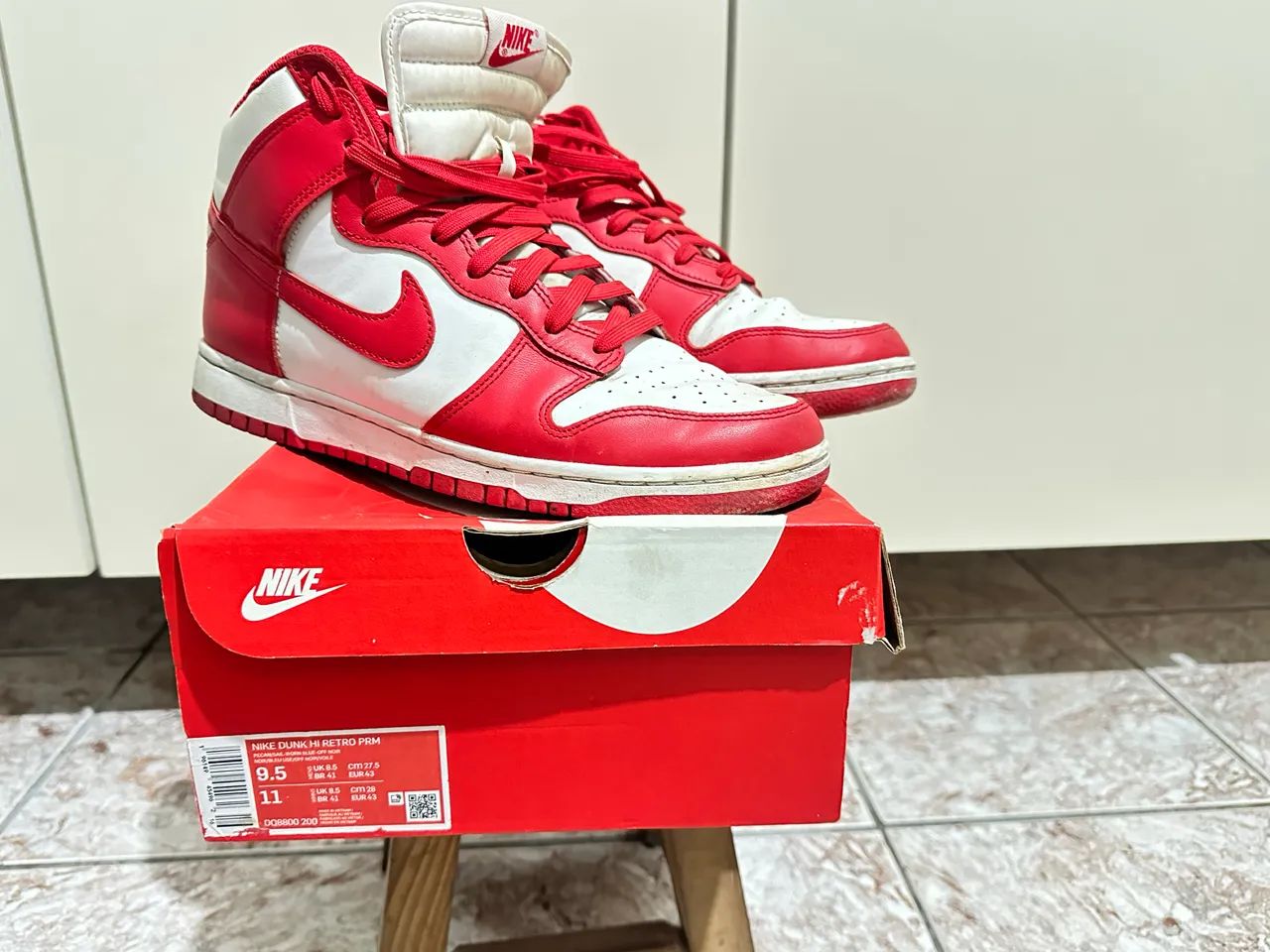 Nike Dunk High Championship Red - Foto 3