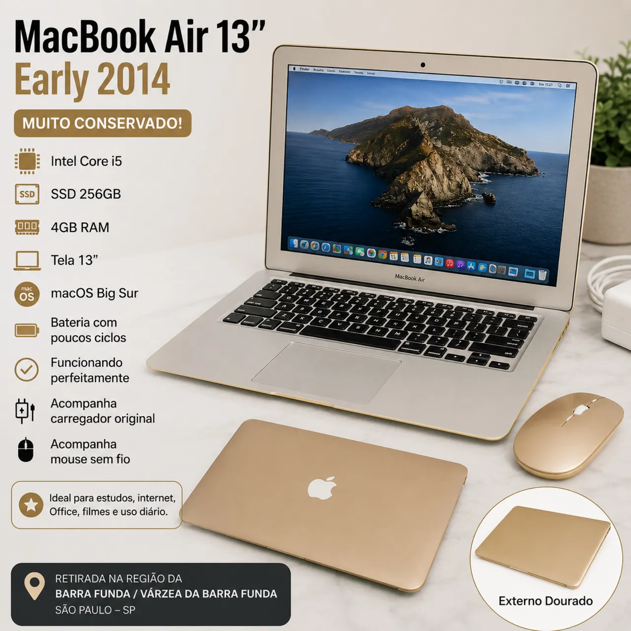 MacBook Air Retina 13 2018 TOUCH ID - Notebooks - Aclimação, São MacBook Air Retina 13 2018 TOUCH ID - Notebooks - Aclimação, São