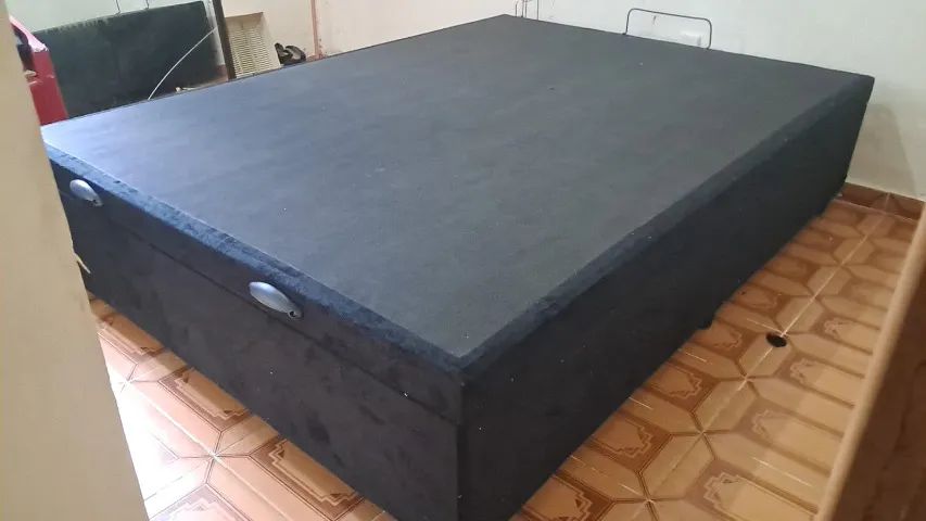 Cama Bau Inteiro Casal Blindada, Laterais Fechadas, Preço de Fábrica! Cartão 12x! - Foto 4