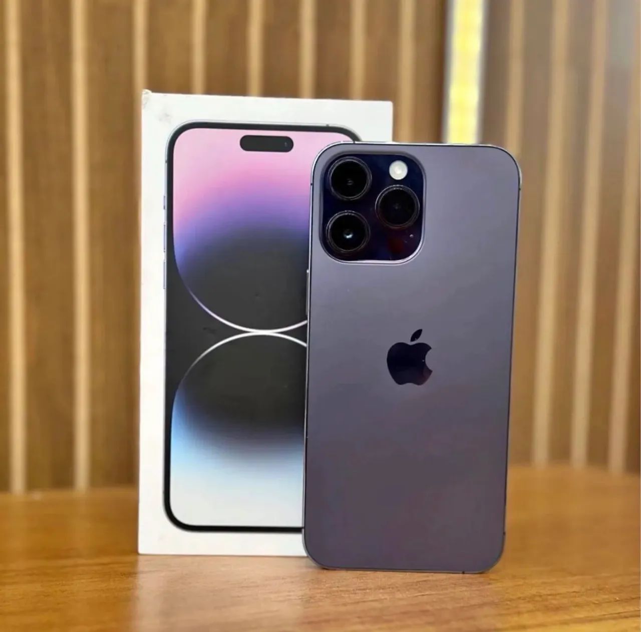 IPHONE 14 PRO MAX 128 GB ROXO SEMI NOVO COM GARANTIA  - Foto 4