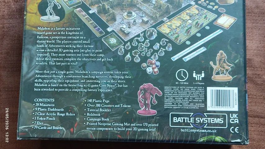 Maladum Dungeons of Enveron Board game jogo tabuleiro - Foto 3