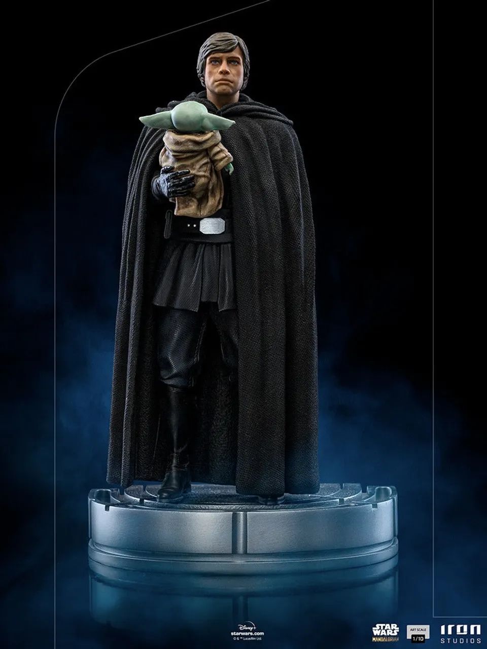Luke Skywalker and Grogu - The Mandalorian - Art Scale 1/10 - Iron Studios - Foto 2