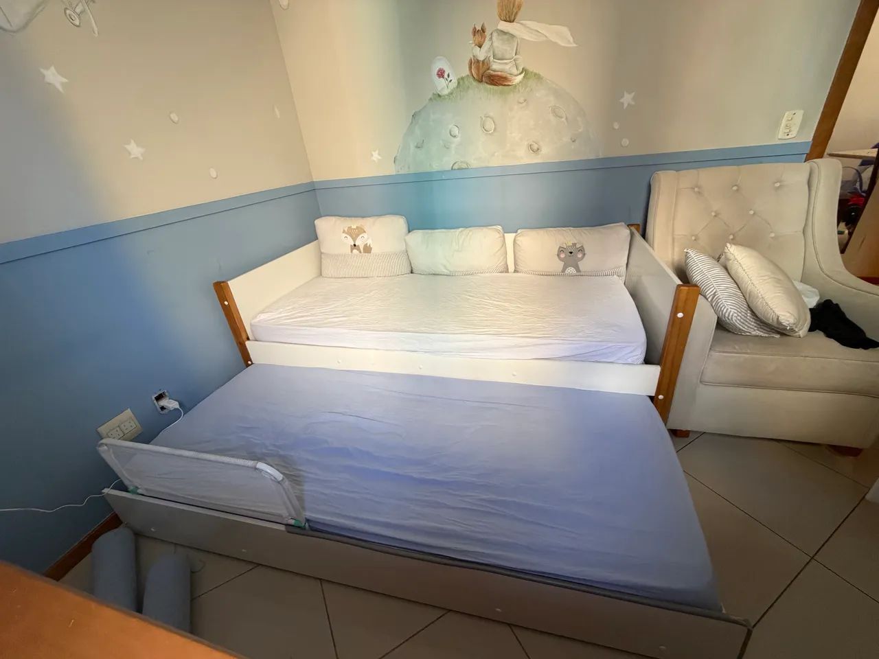 Vendo bicama com um colchão de solteiro - Foto 3