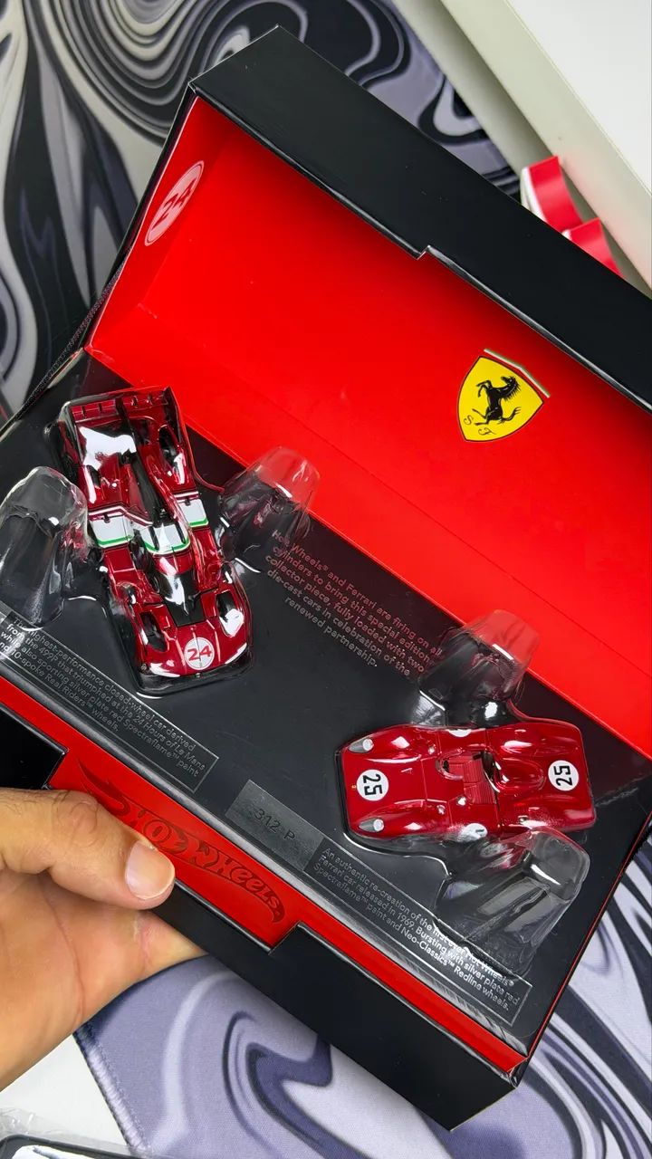 RLC - SET FERRARI - HERITAGE HOT WHEELS C/ CAIXA PARDA - Foto 5