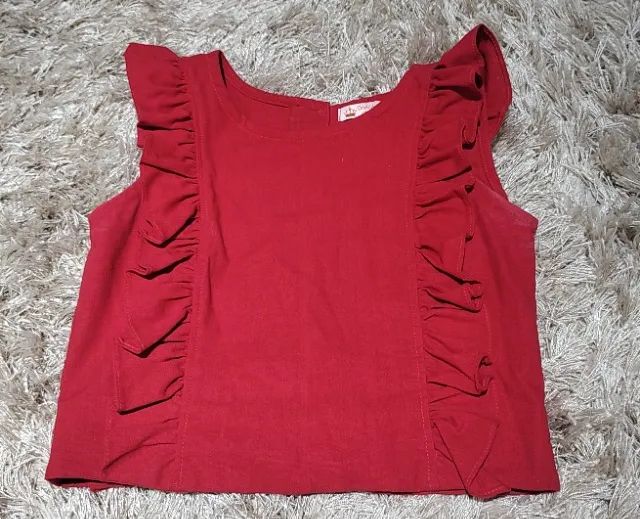 Blusa em alfaiataria 