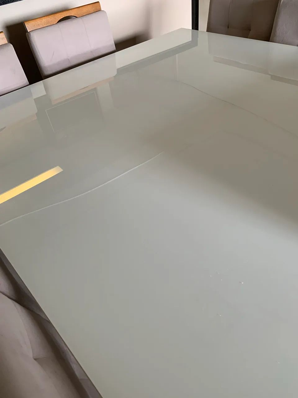 Conjunto de mesa de jantar c/ 8 cadeiras - Foto 2